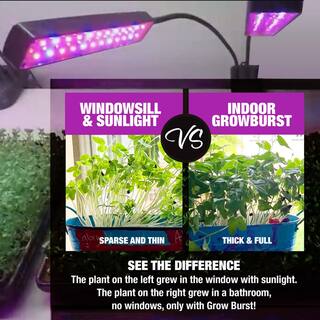 Bell + Howell Bionic Grow 5-Watt Equivalent Indoor LED Full Spectrum UV Flexible Plant Grow Light in Color Changing Lights 8717