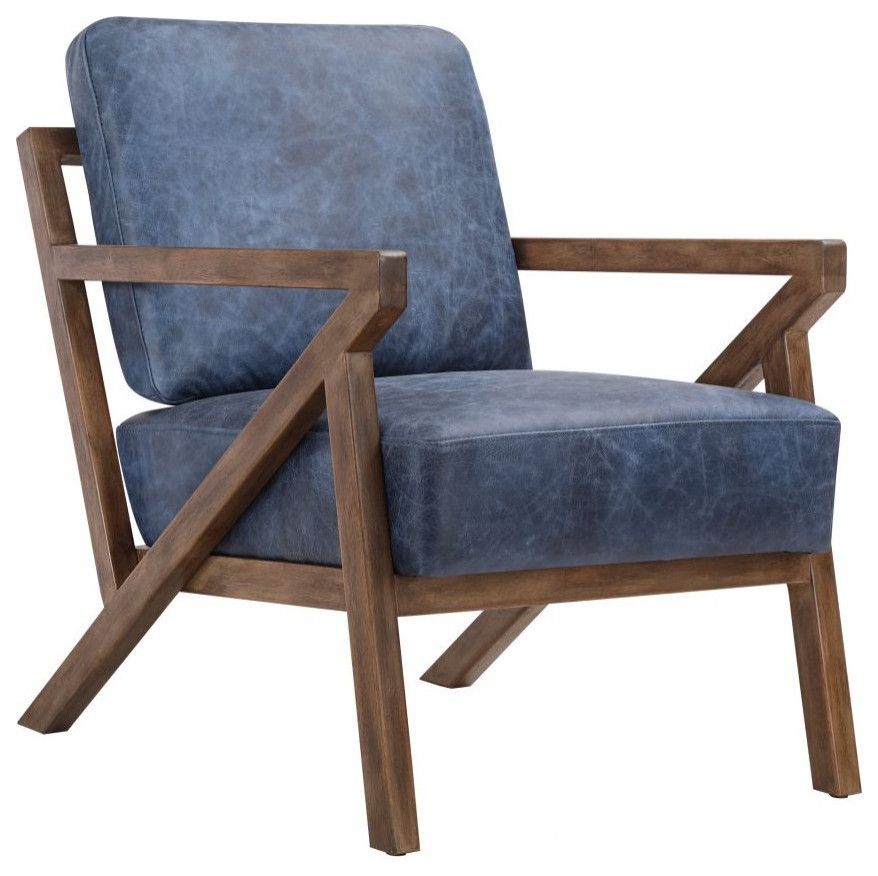 Drexel Arm Chair Blue   Midcentury   Armchairs And Accent Chairs   by Old Bones Co.  Studios  Houzz