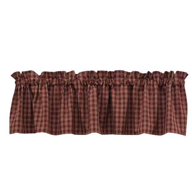 Park Designs Sturbridge Red Valance 72 x27 x27 l