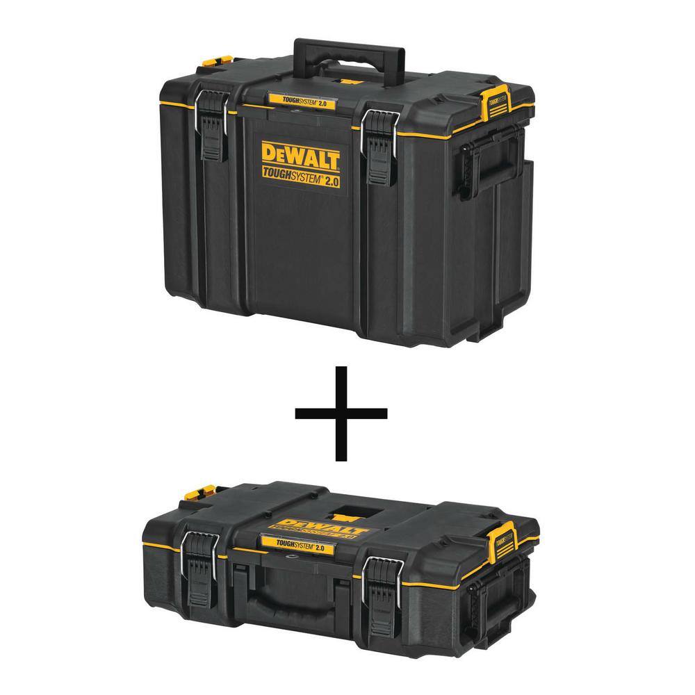 DW Toughsystem 2.0 22 in. Extra Large Tool Box and 2.0 Small Tool Box DWST08400WST08165