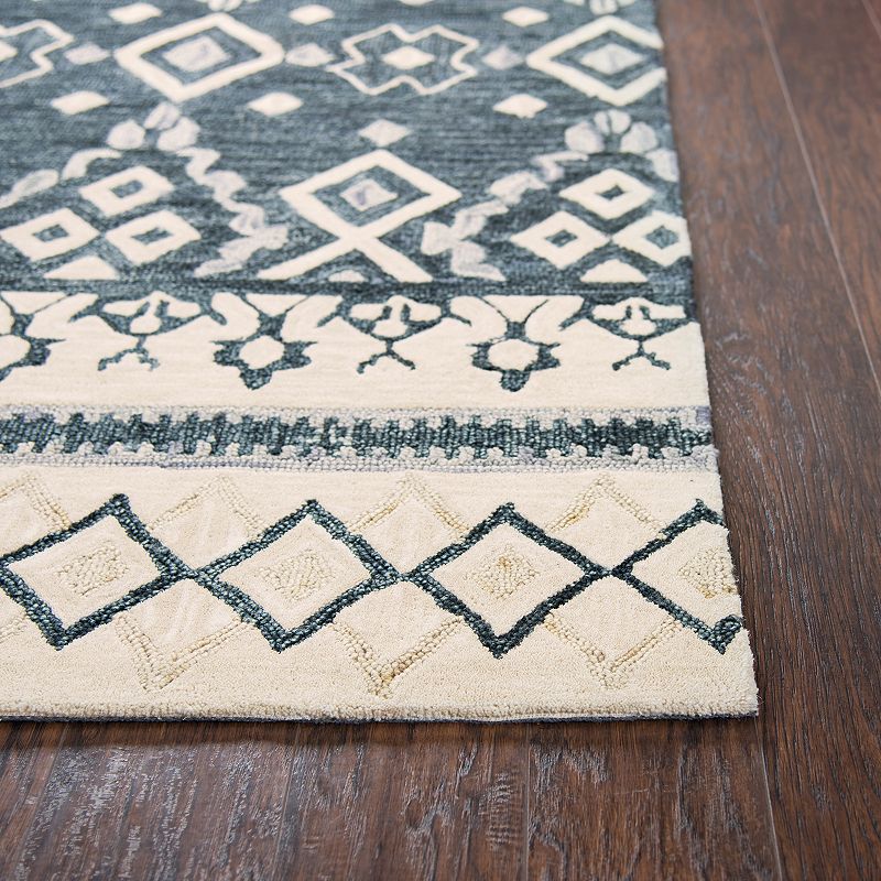 Rizzy Home Opulent Transitional Tribal Geometric Rug