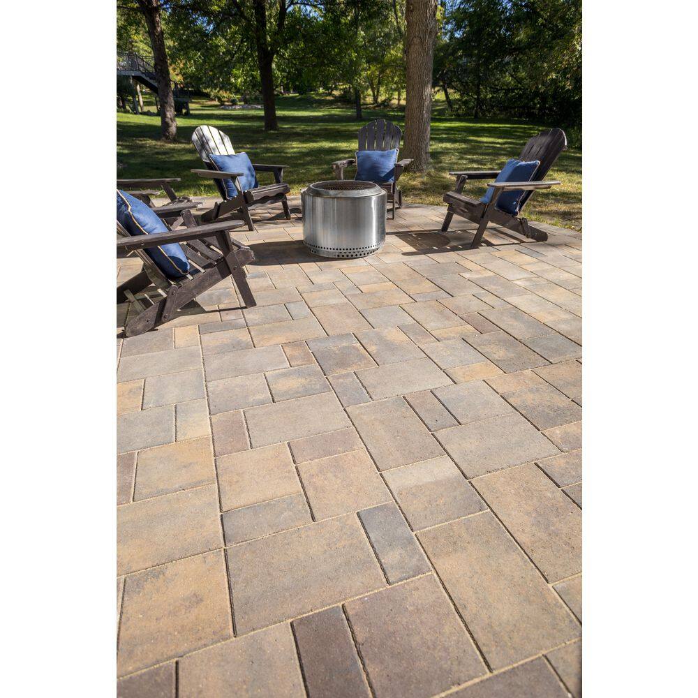 Reno Patio-On-A-Pallet Rectangle Beechwood Concrete Paver (114-Pieces70.5 sq. ft.Pallet) HDRENOBW