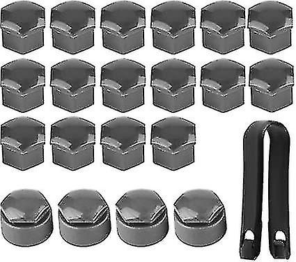 20pcs 17mm Wheel Nut Cover， Hex Wheel Bolt Nut Cap， Car Wheel Nut Covers， Wheel Nut Rim Cover For Mo