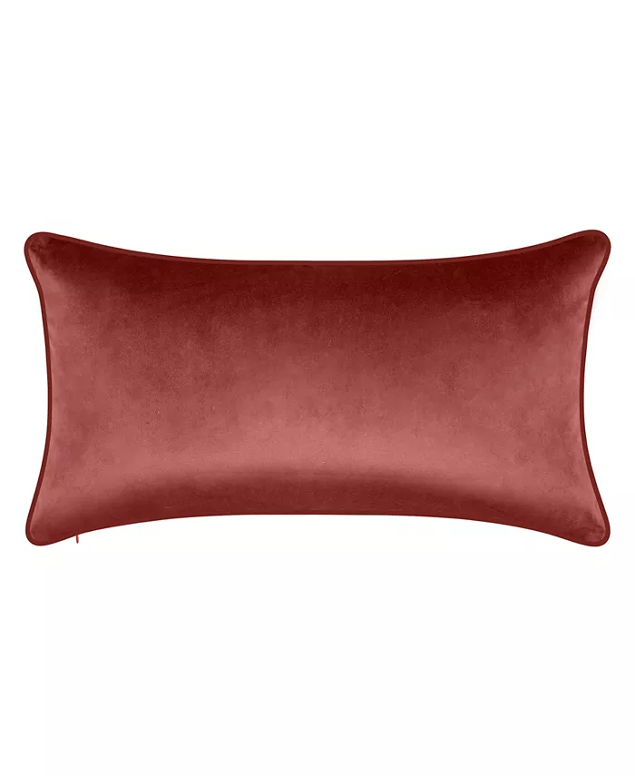 Edie@Home Harvest Dimensional Leaves Lumbar Decorative Pillow， 14