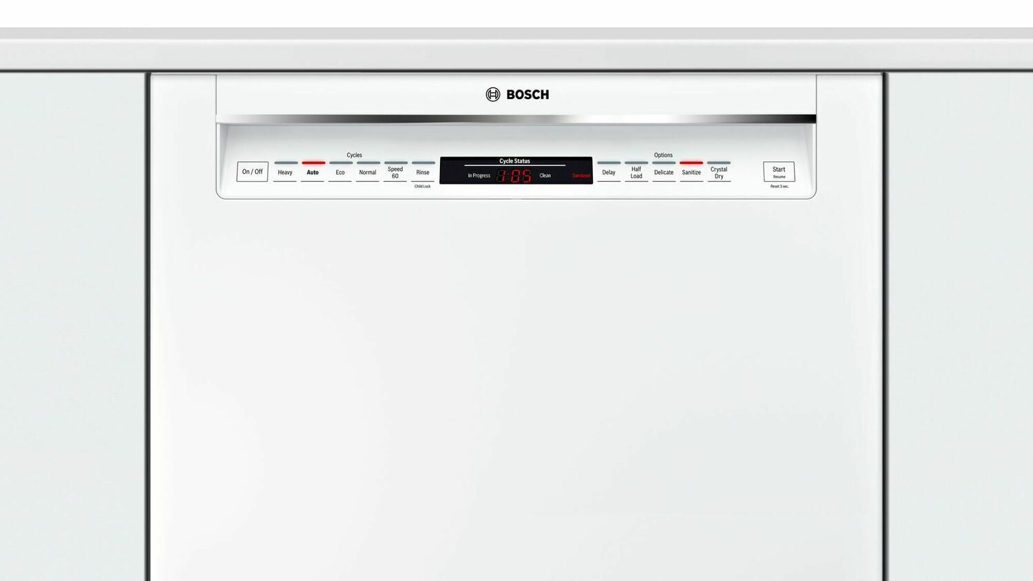 Bosch SHEM78Z52N 800 Series Dishwasher 24'' White, Xxl Shem78Z52N