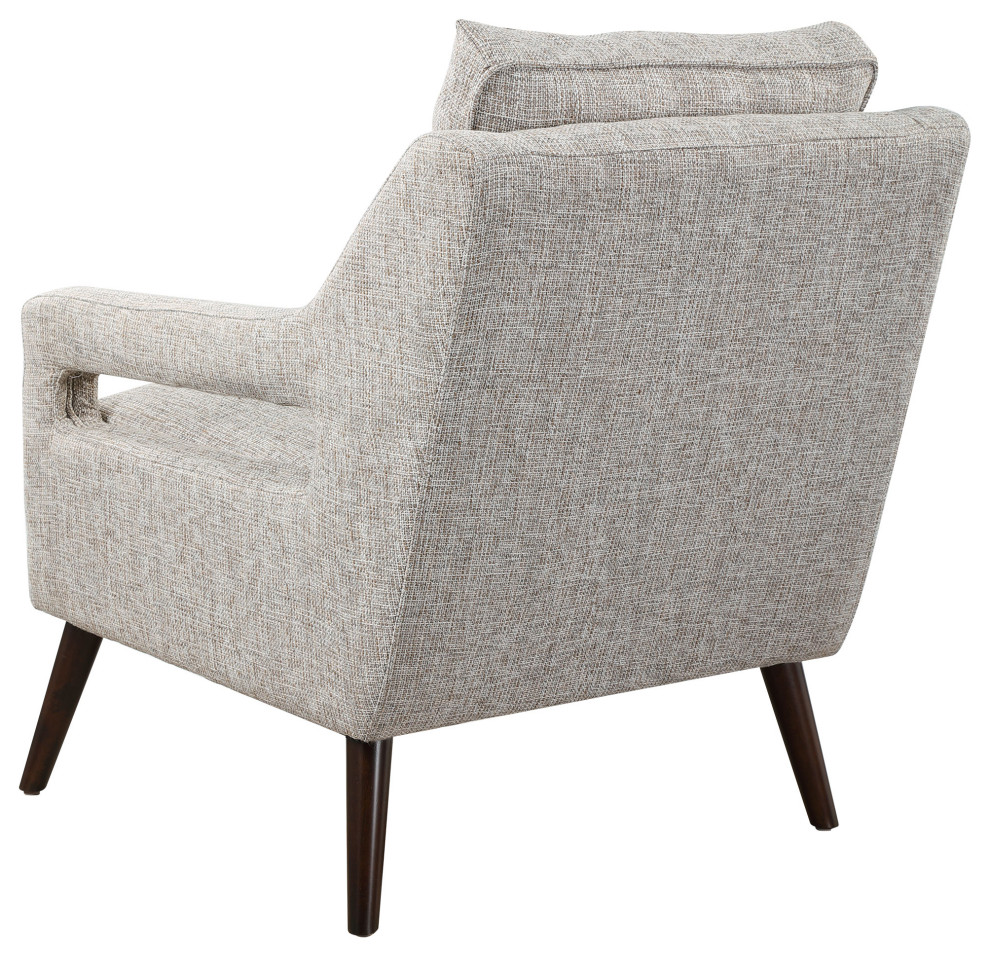 Uttermost O  x27Brien Neutral Armchair   Modern   Armchairs And Accent Chairs   by Zin Home  Houzz