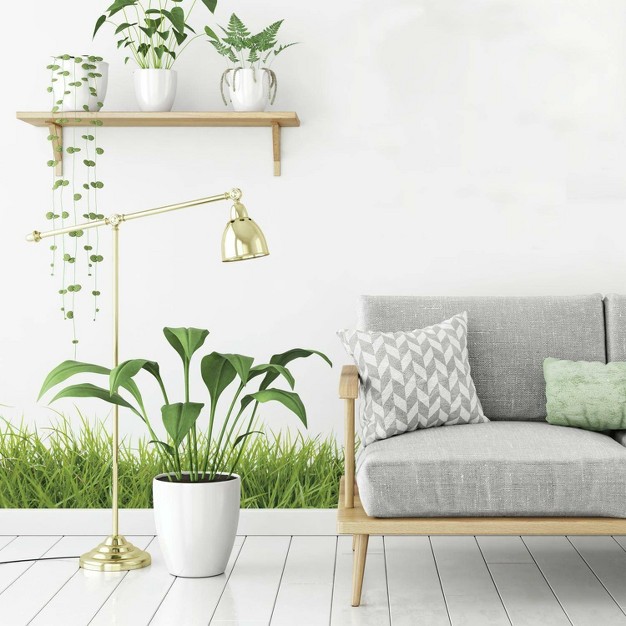 Grass Giant Peel And Stick Giant Wall Decal Green Roommates