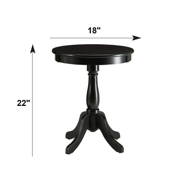 Modern Style Wooden Round Side Table， End Table