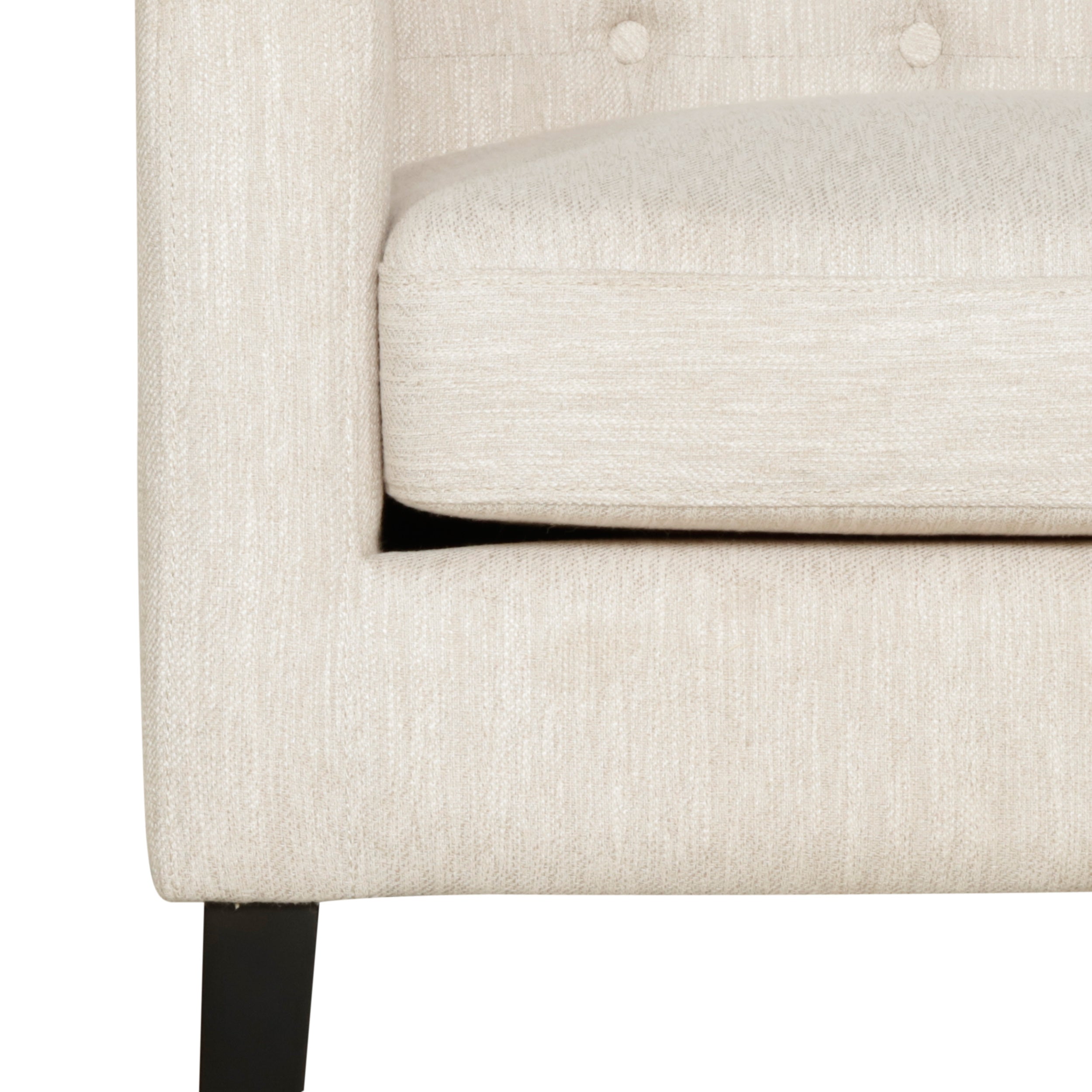 Aragon Contemporary Fabric Tufted Accent Chair