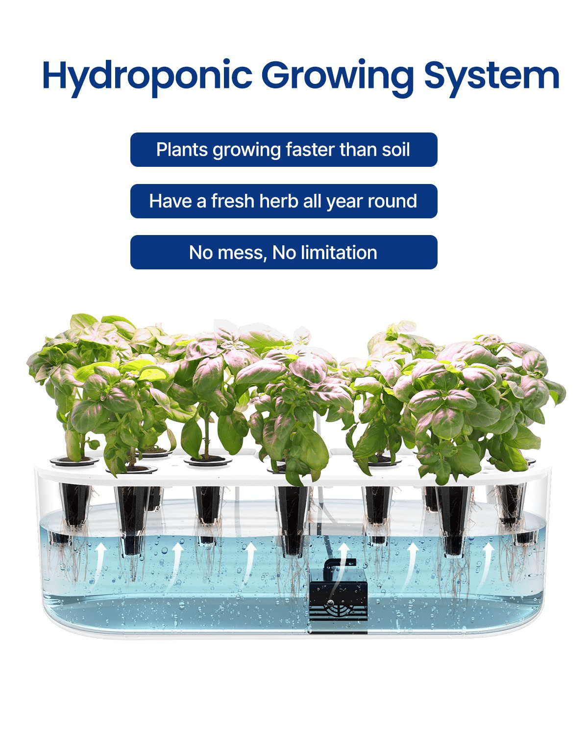 iDOO Hydroponics Growing System Up to 19.72