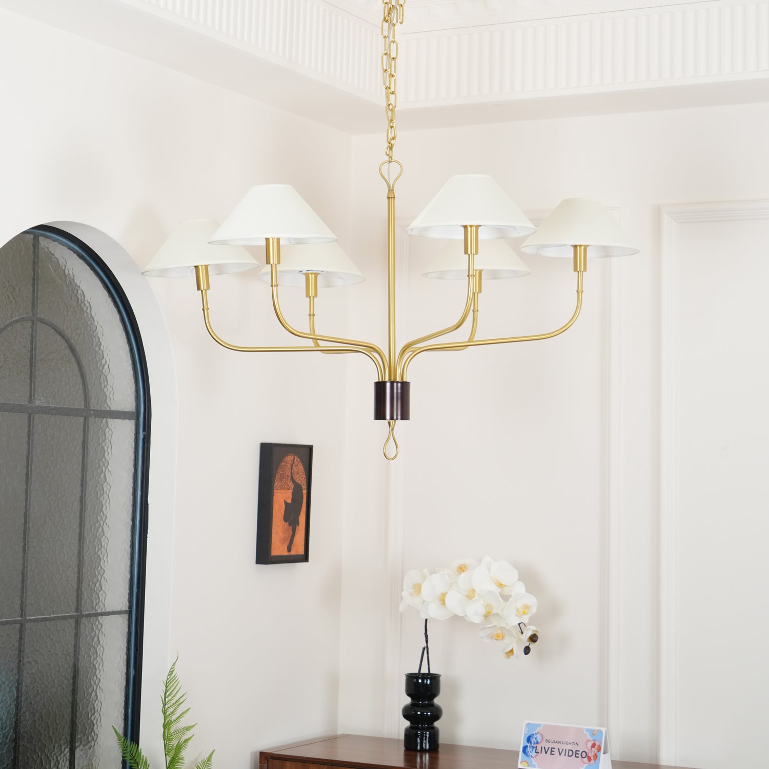 Griffin Staggered Tail Chandelier