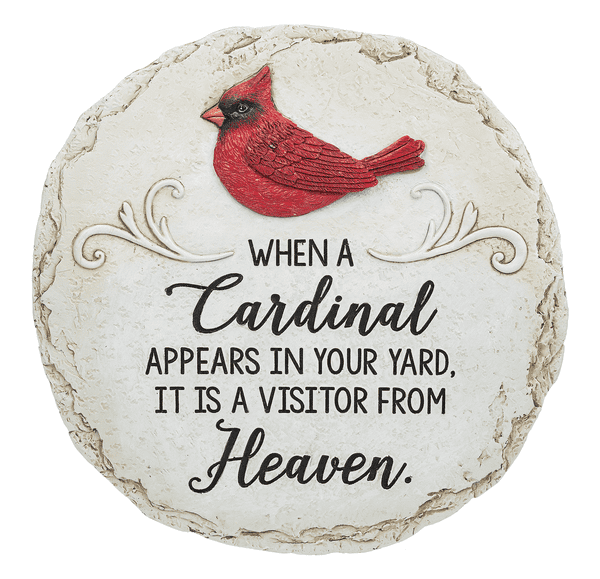 Ganz Stepping Stone -When A Cardinal Appears in Your Yard It is A Visitor from Heaven