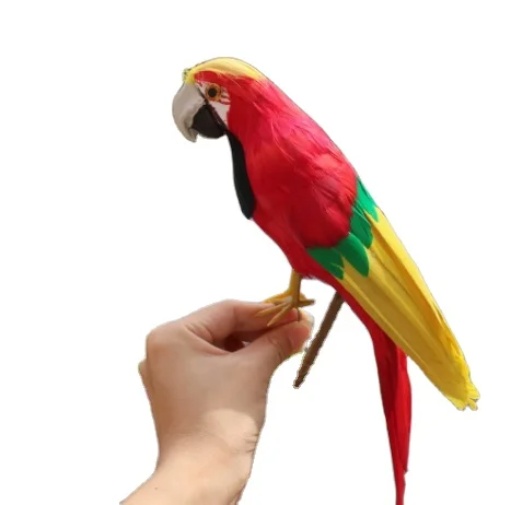 Christmas Artificial Simulation Parrots Bird Figurines Home Decoration for events party supplies