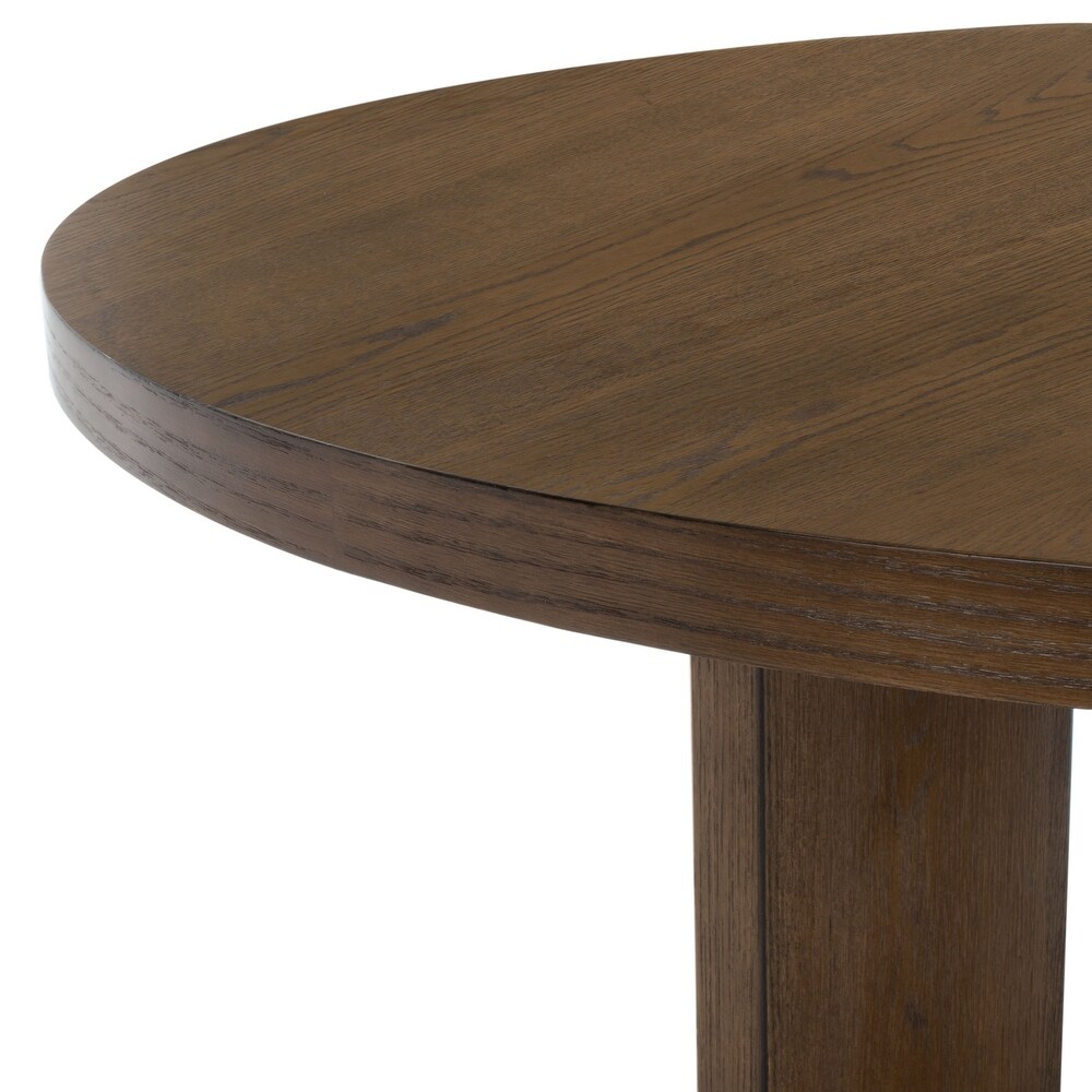 SAFAVIEH Couture Calamaria Round Wood Dining Table   47.75 IN W x 47.75 IN D x 30 IN H