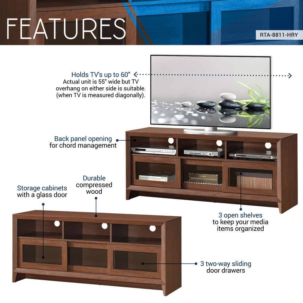 Modern TV Stand with Storage for TVs Up To 60\