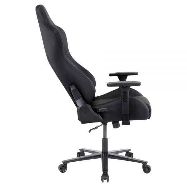 RS Gaming Vertex Faux Leather High-Back Gaming Chair， Black， BIFMA Certified