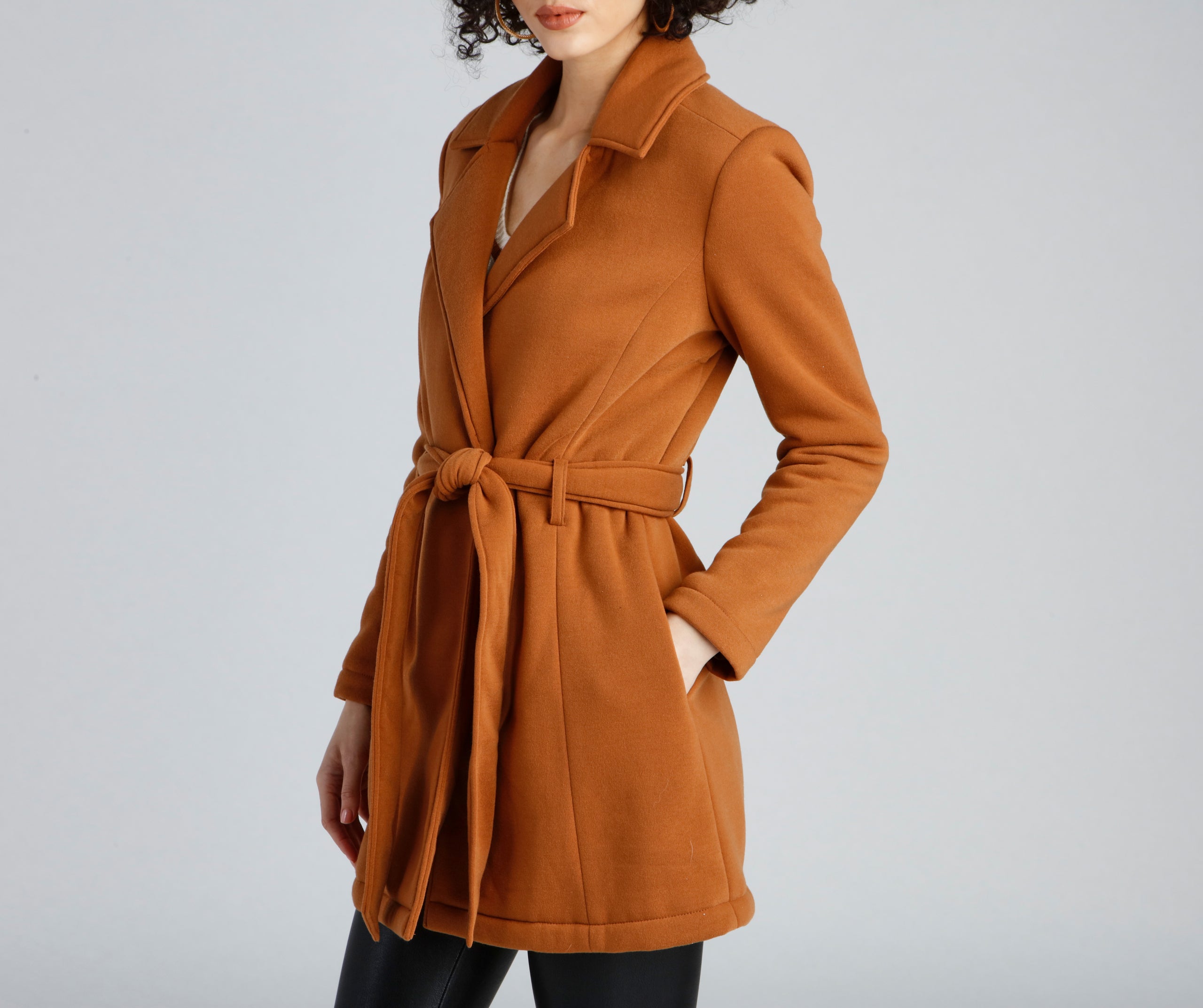 The Essential Fleece Trench Coat