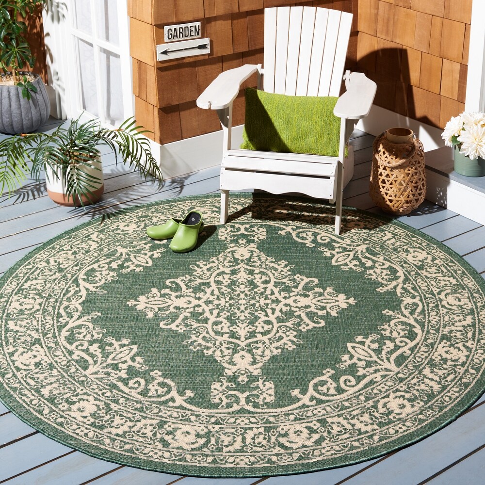 SAFAVIEH Courtyard Arenda Indoor/ Outdoor Waterproof Backyard Patio Rug