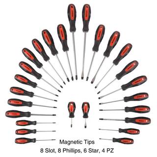 Stalwart Screwdriver Set with Stand and Magnetic Tips (26-Piece) HW5500019