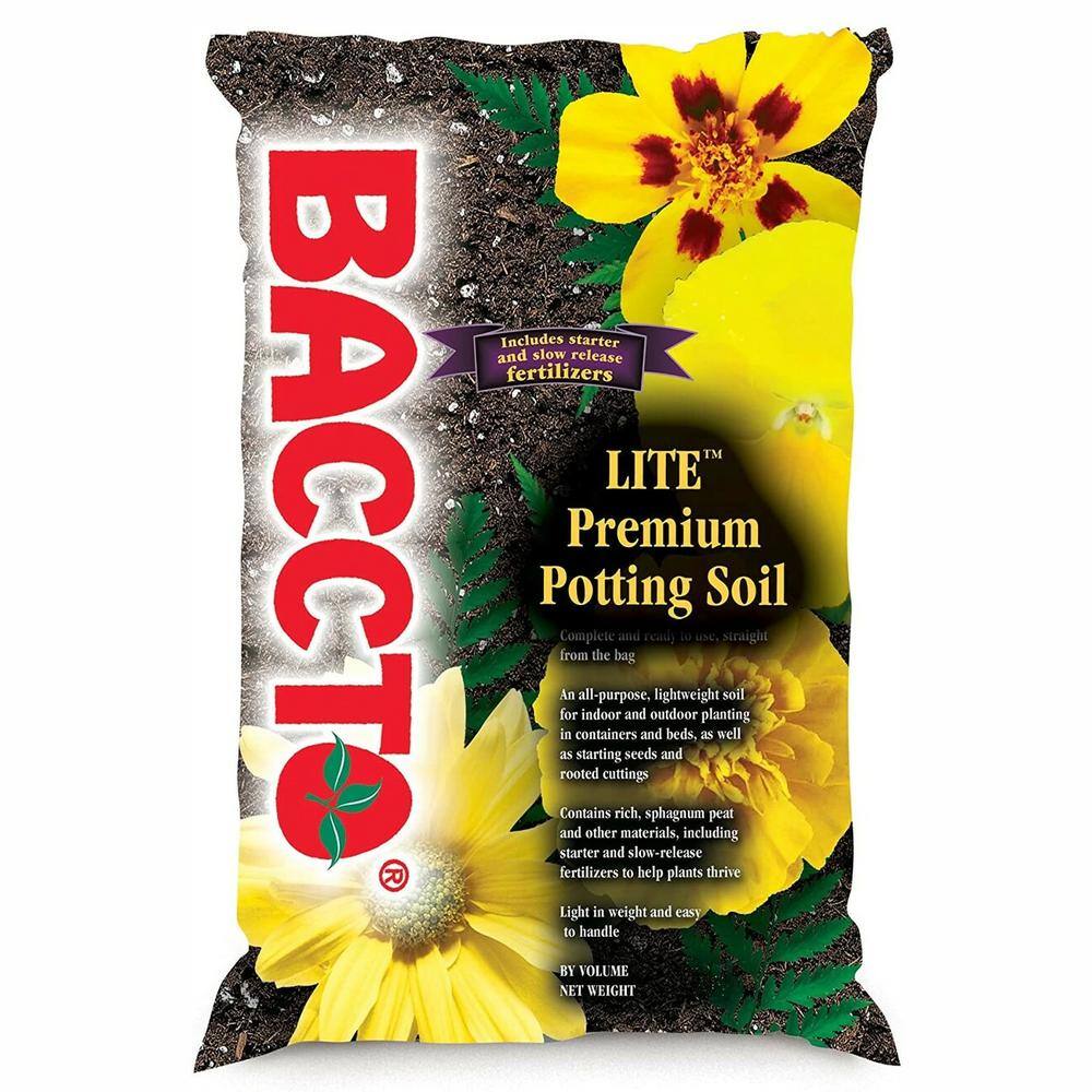 1420P Baccto Lite Premium Outdoor Potting Soil 20 Qt. (3-Pack) 3 x 1420P