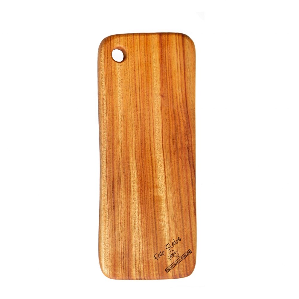 Natural Rounded Rectangle Narrow Anti Bacterial Cutting Board