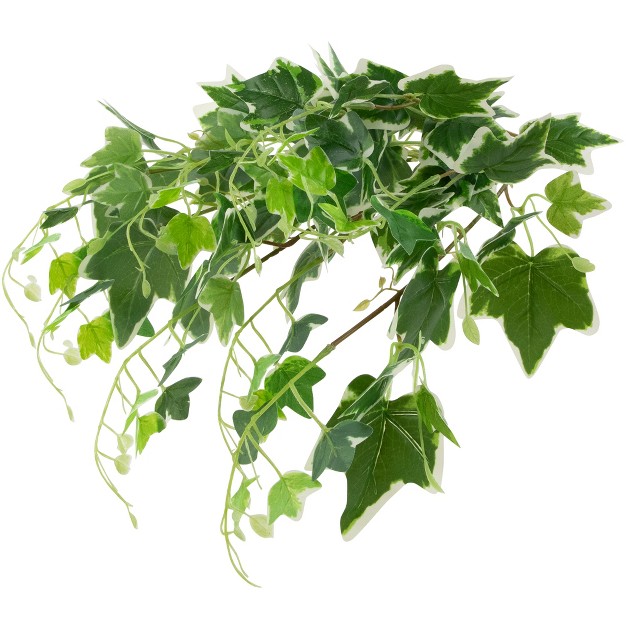 Ivy Artificial Hanging Spring Floral Bush Green white