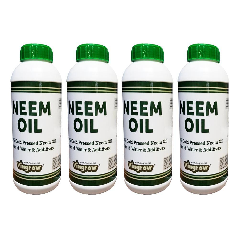 Viagrow 128 oz. Cold Pressed Neem Oil Seed Extract (Makes 192 Gal.) VNEEM32-4