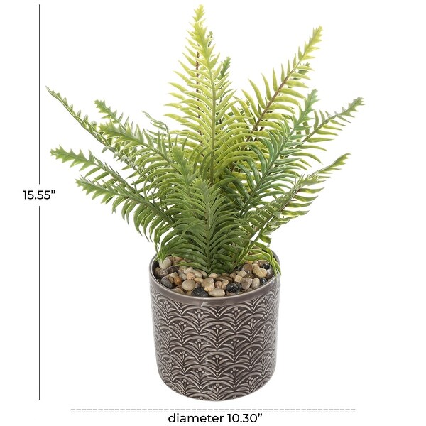 Green Faux Foliage Artificial Plant