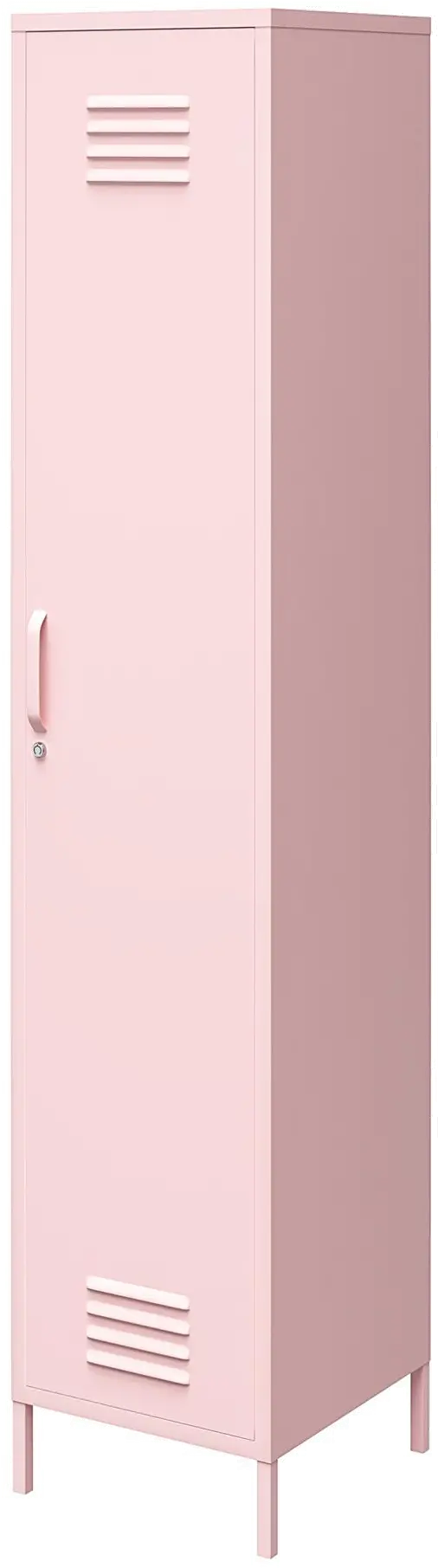 Cache Pink Metal Locker Storage Cabinet