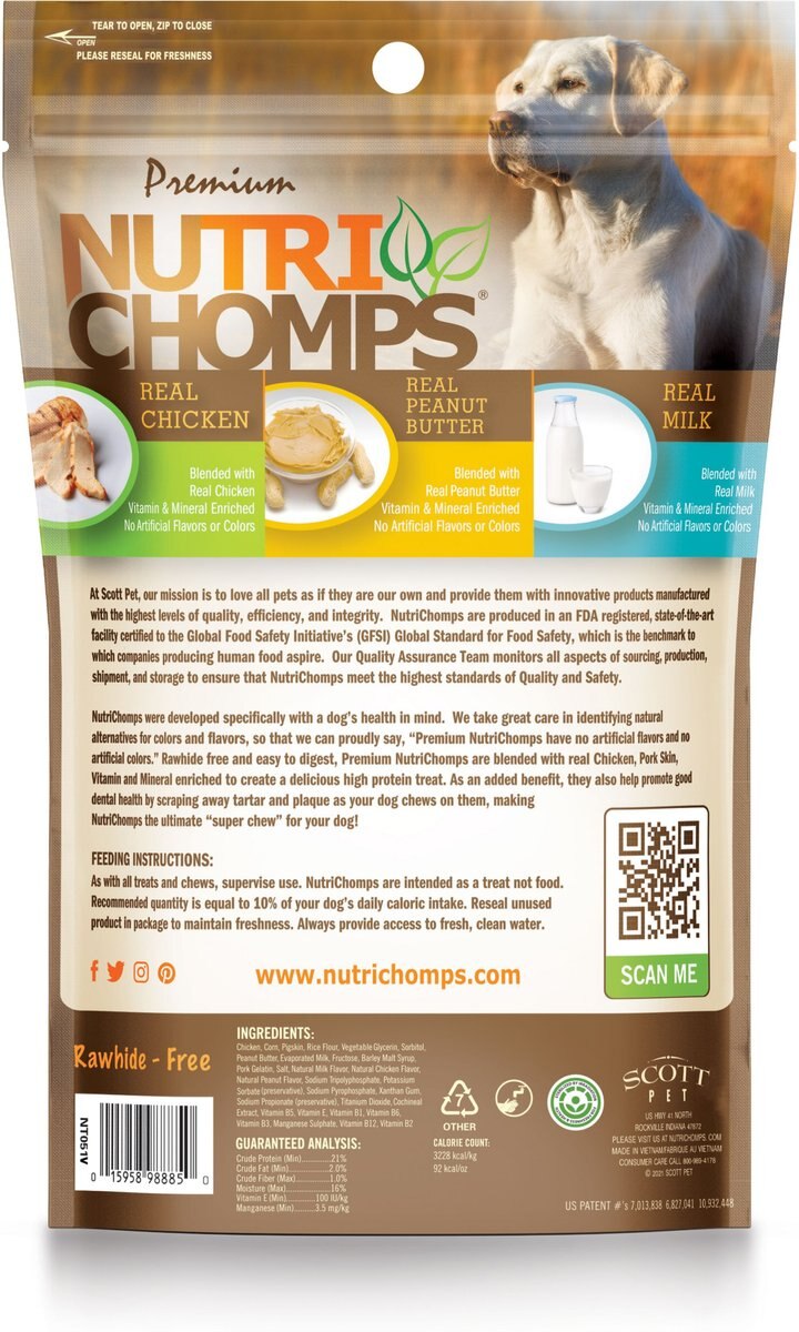 Nutri Chomps Assorted Flavor Mini Stick Dog Treats