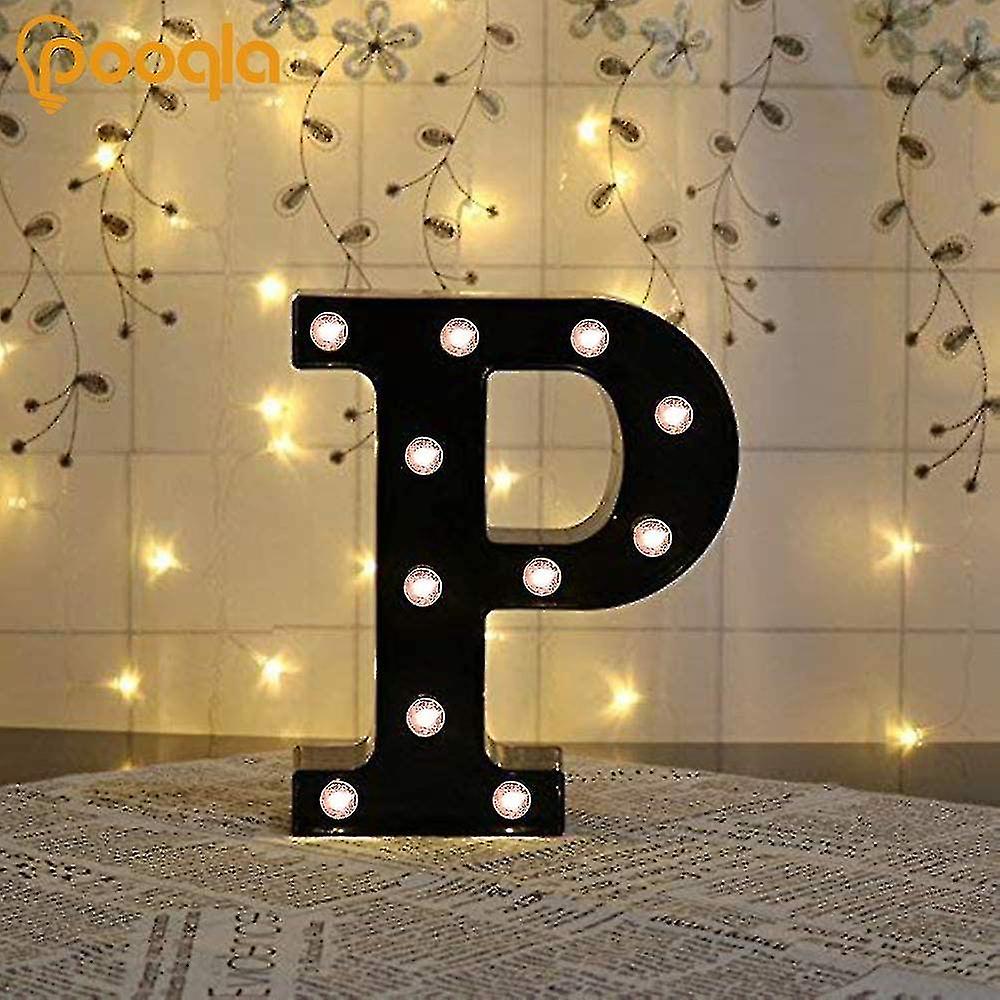 Led Illuminated Letter Marquee Signs - Alphabet Decorative Letter Lights For Wedding Birthday Party Christmas Night Ligh