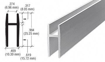 CRL Aluminum D5610 'H' Bar