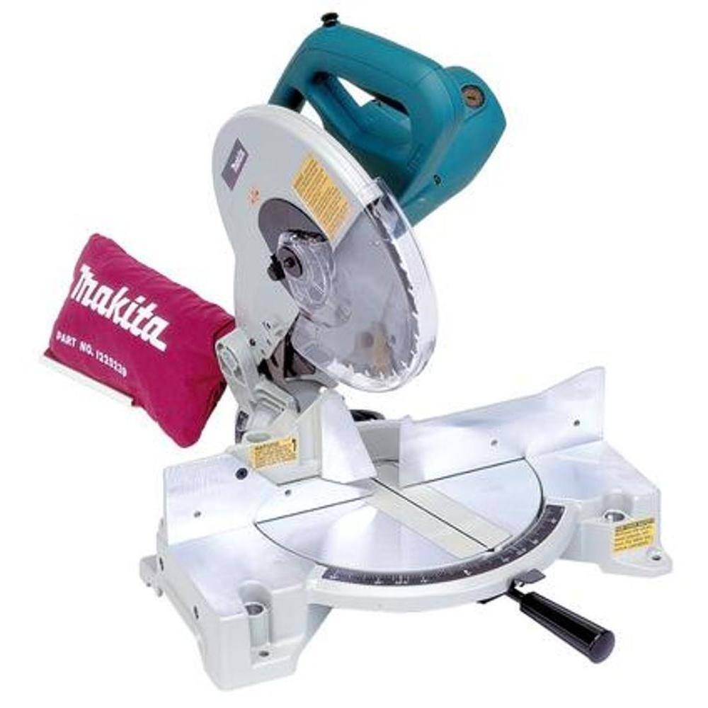 Makita 15 Amp 10 in. Corded Compact Single Bevel Compound Miter Saw with 40T Carbide Blade and Dust Bag LS1040