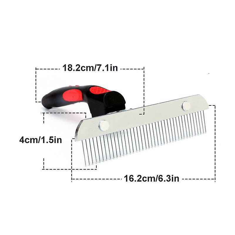 Large non slip dog comb