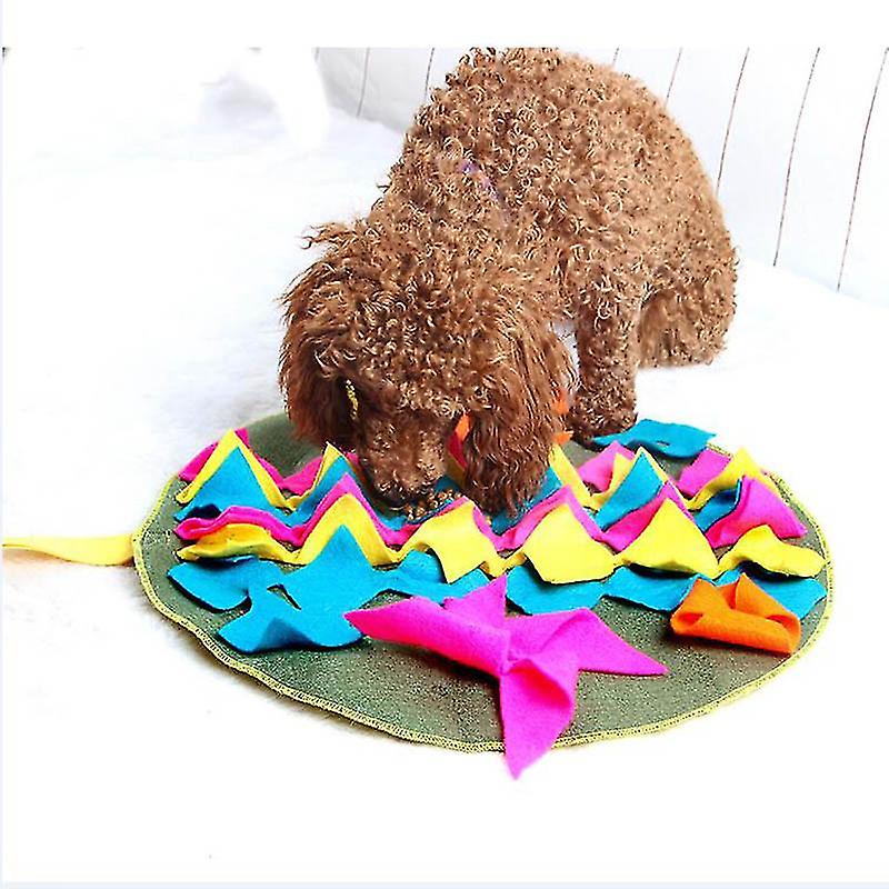 Pet Sniffing Mat Washable Dog Cat Smell Training Pad Consume Energy Puzzle Pet Toys Puppy Dog Release Stress Training Blanket