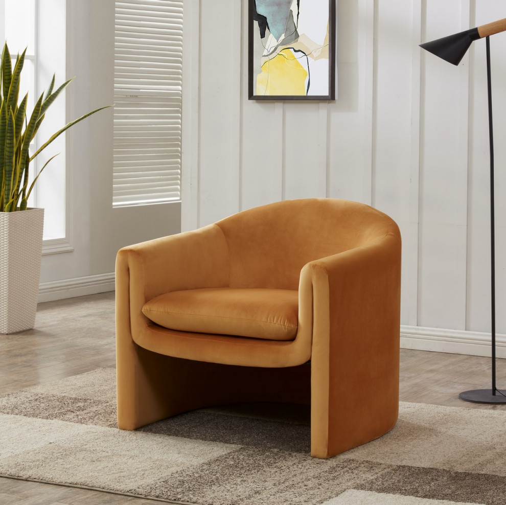 Safavieh Laylette Upholstered Accent Chair   Midcentury   Armchairs And Accent Chairs   by Safavieh  Houzz