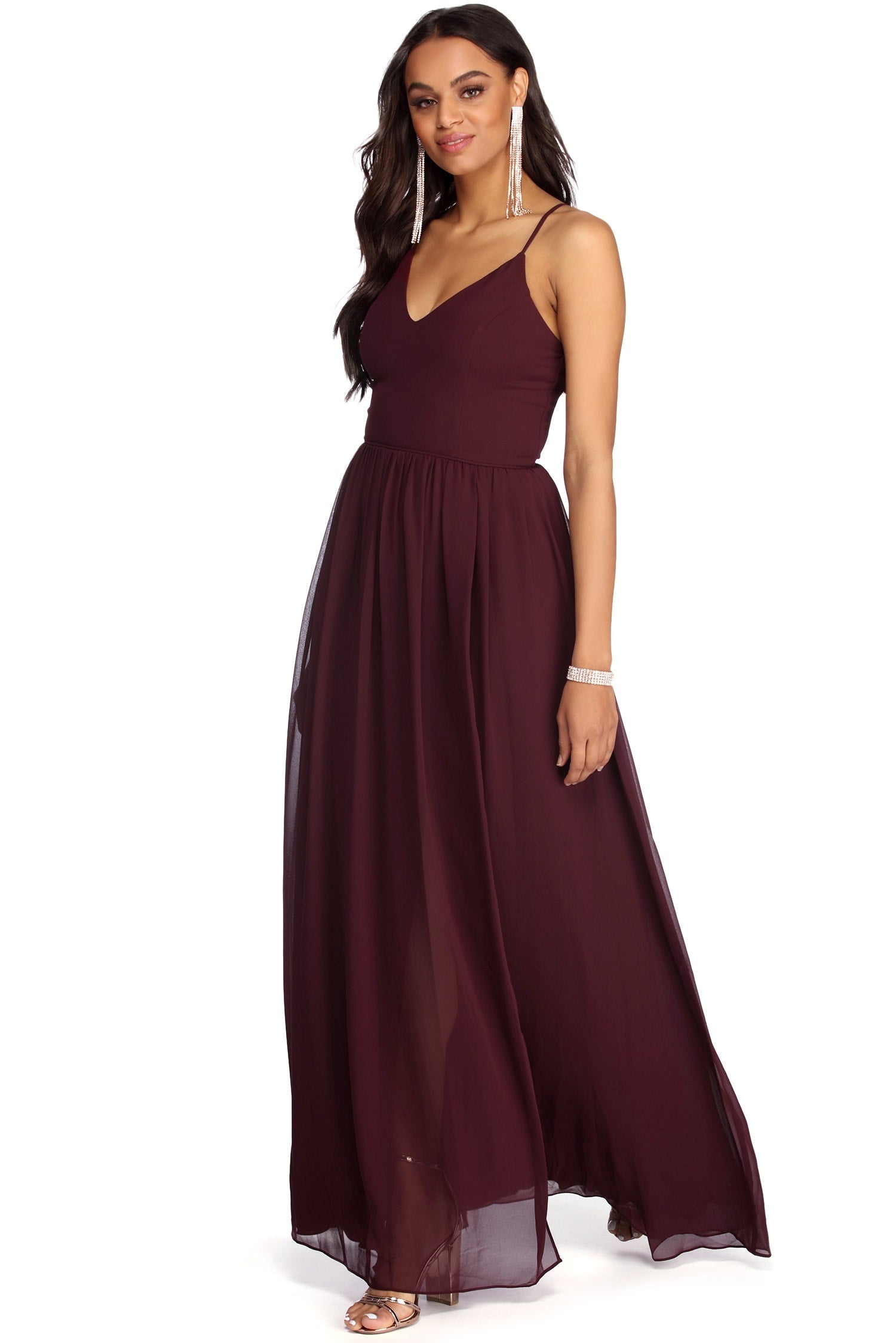 Charena Formal High Slit Dress