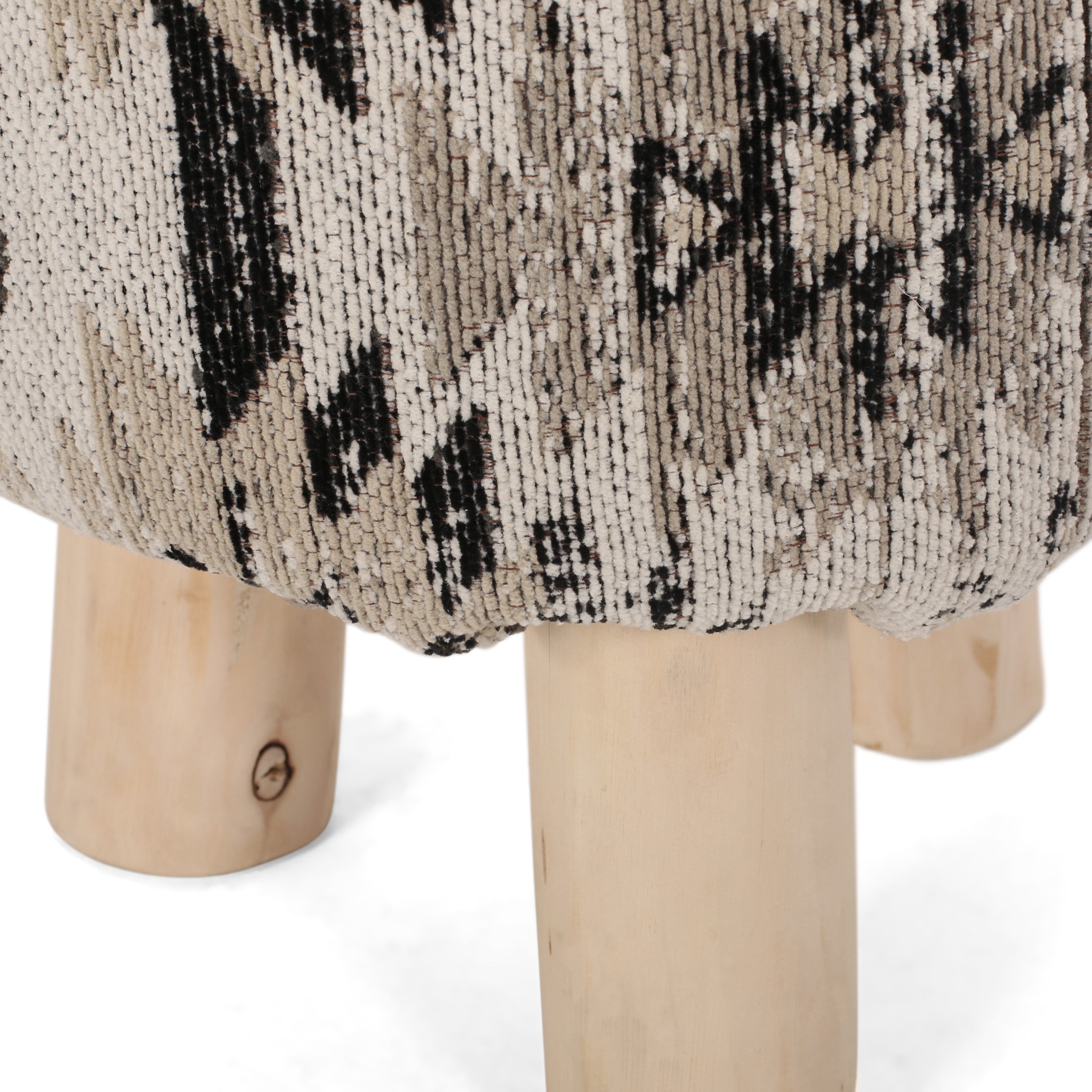 Kayelee Handcrafted Boho Jacquard Stool