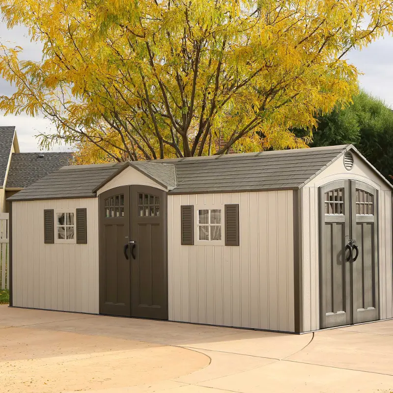 Lifetime 20 ft. x 8 ft. Outdoor Dual Entry Shed