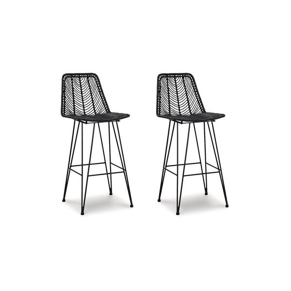 Signature Design by Ashley Angentree Upholstered Bar Stool (Set of 2)