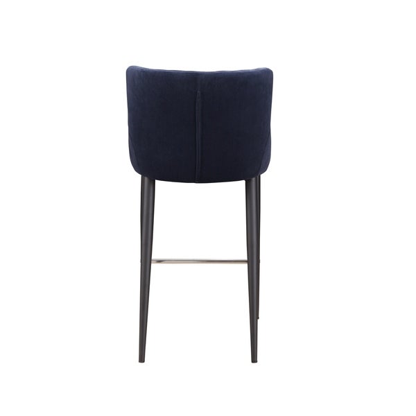 Aurelle Home Modern Velvet Counter Stool