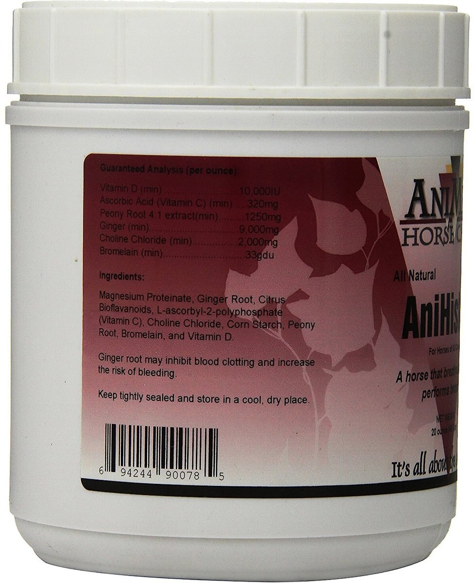 AniMed Natural AniHist H Respiratory Health and Allergy Relief Powder Horse Supplement