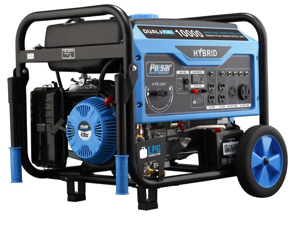 10000 Watt Dual Fuel Generator ;