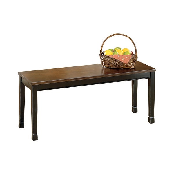 Owingsville Large Dining Room Bench Black/Brown Owingsville Large Dining Room Bench Black/Brown