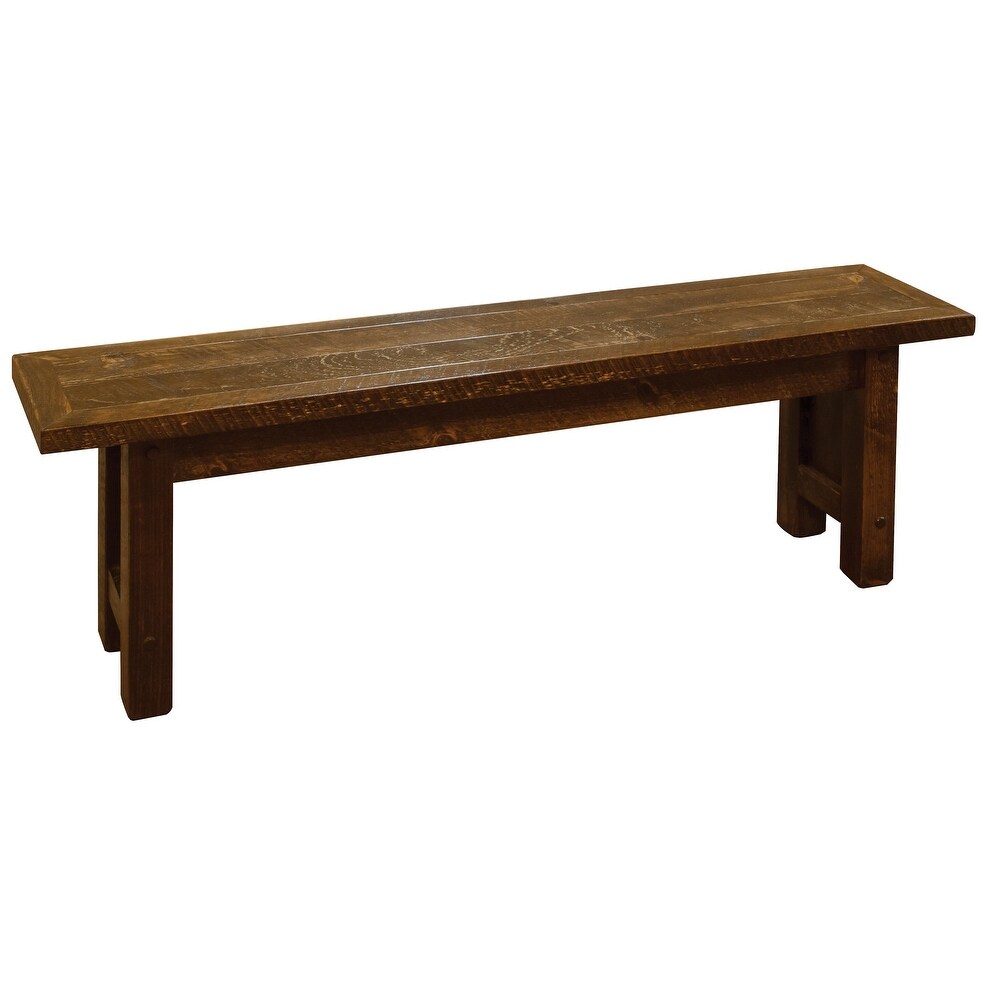 Farmhouse Timber Peg Dining Bench