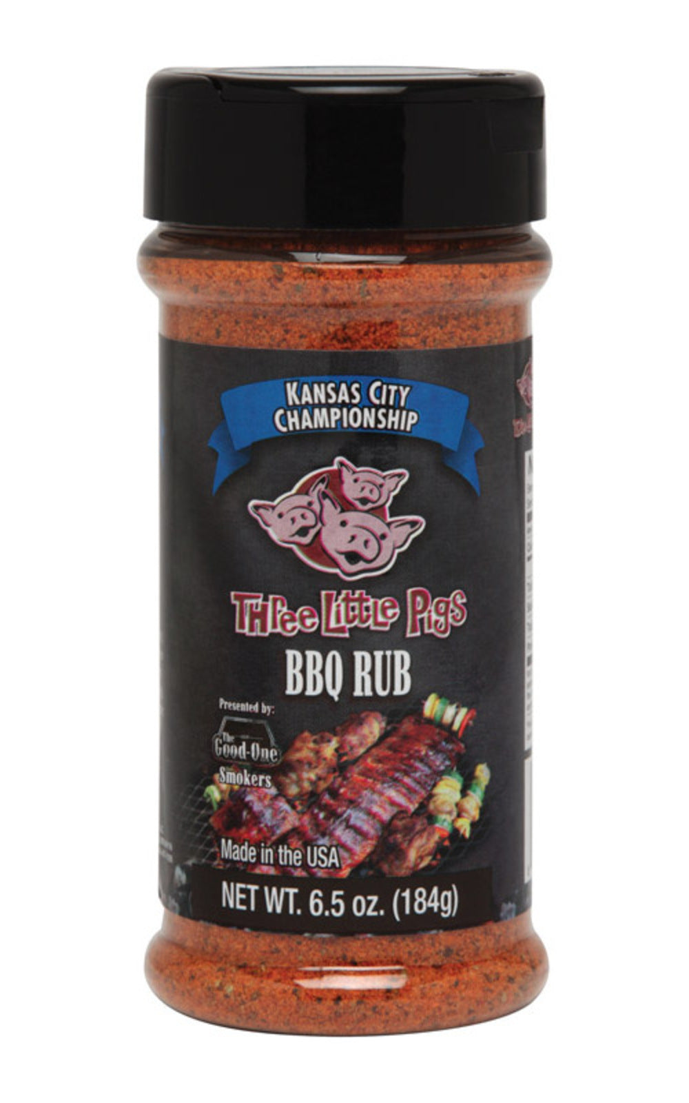 3LITTL PIGS BBQ RUB6.5OZ