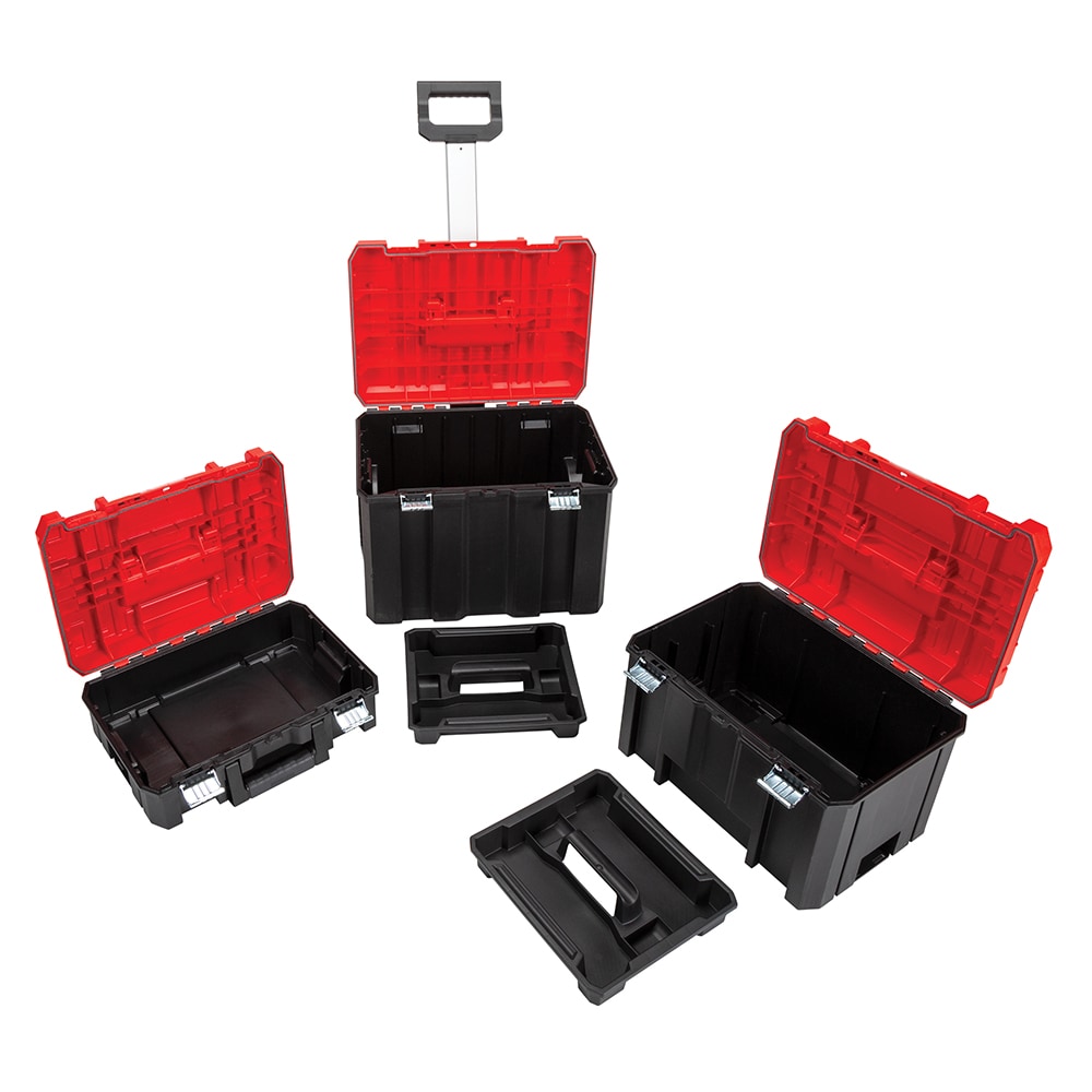 CRAFTSMAN CMST17835 VERSASTACK System 20-in Red Plastic Wheels Lockable Tool Box