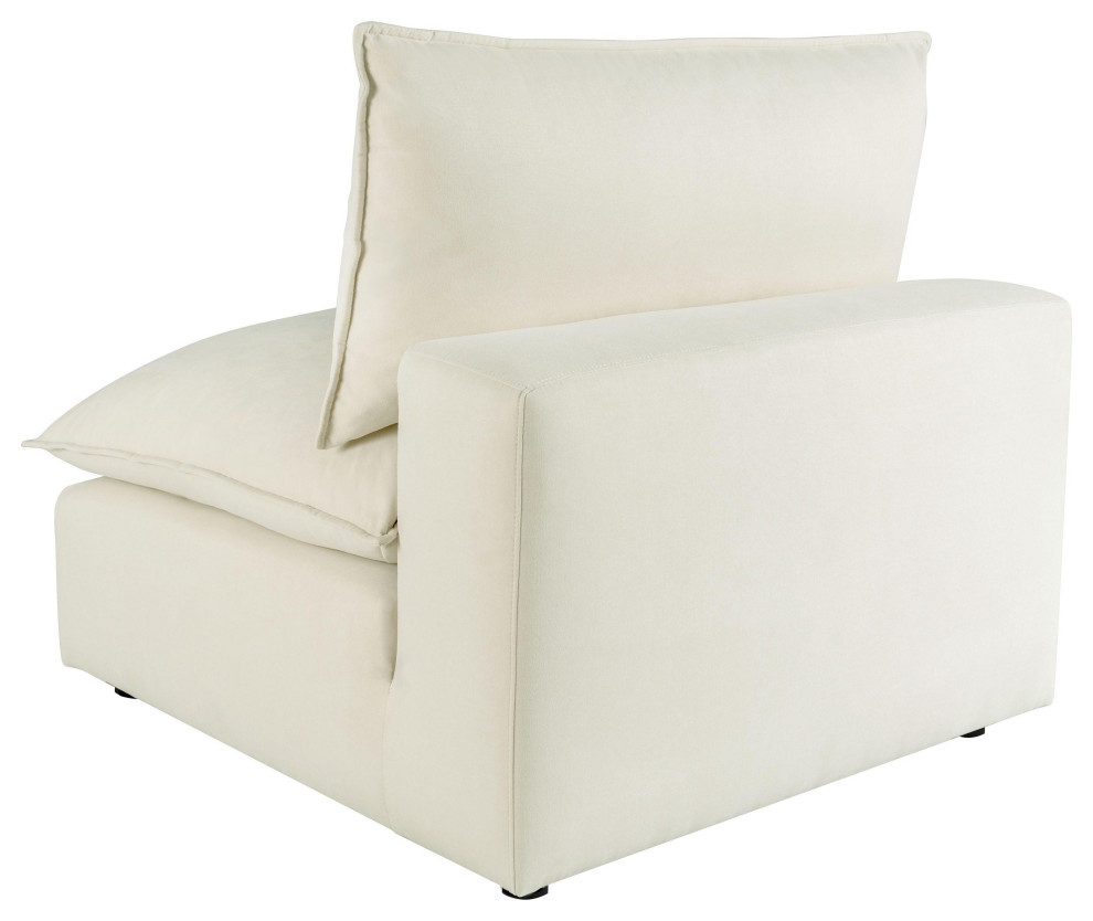 Cali Modular Armless Chair   Transitional   Armchairs And Accent Chairs   by TOV Furniture  Houzz