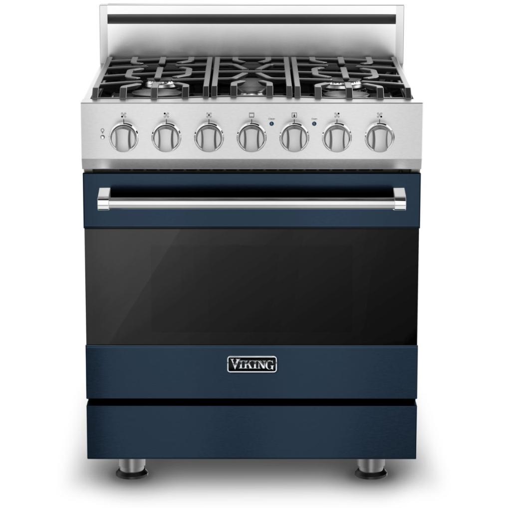 Viking 30-inch Freestanding Dual-Fuel Range with Vari-Speed Dual Flow Convection CRVDR3302-5BSBLP