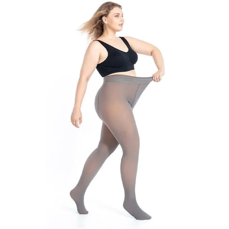 49% OFF🔥🔥-Flawless Legs Fake Translucent Warm Plush Lined Elasti